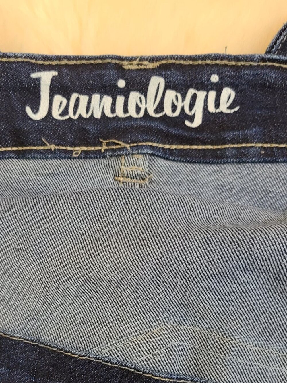 Jeaniologie Skinny Dark Wash Overalls - Size 12 - Picture 5 of 8